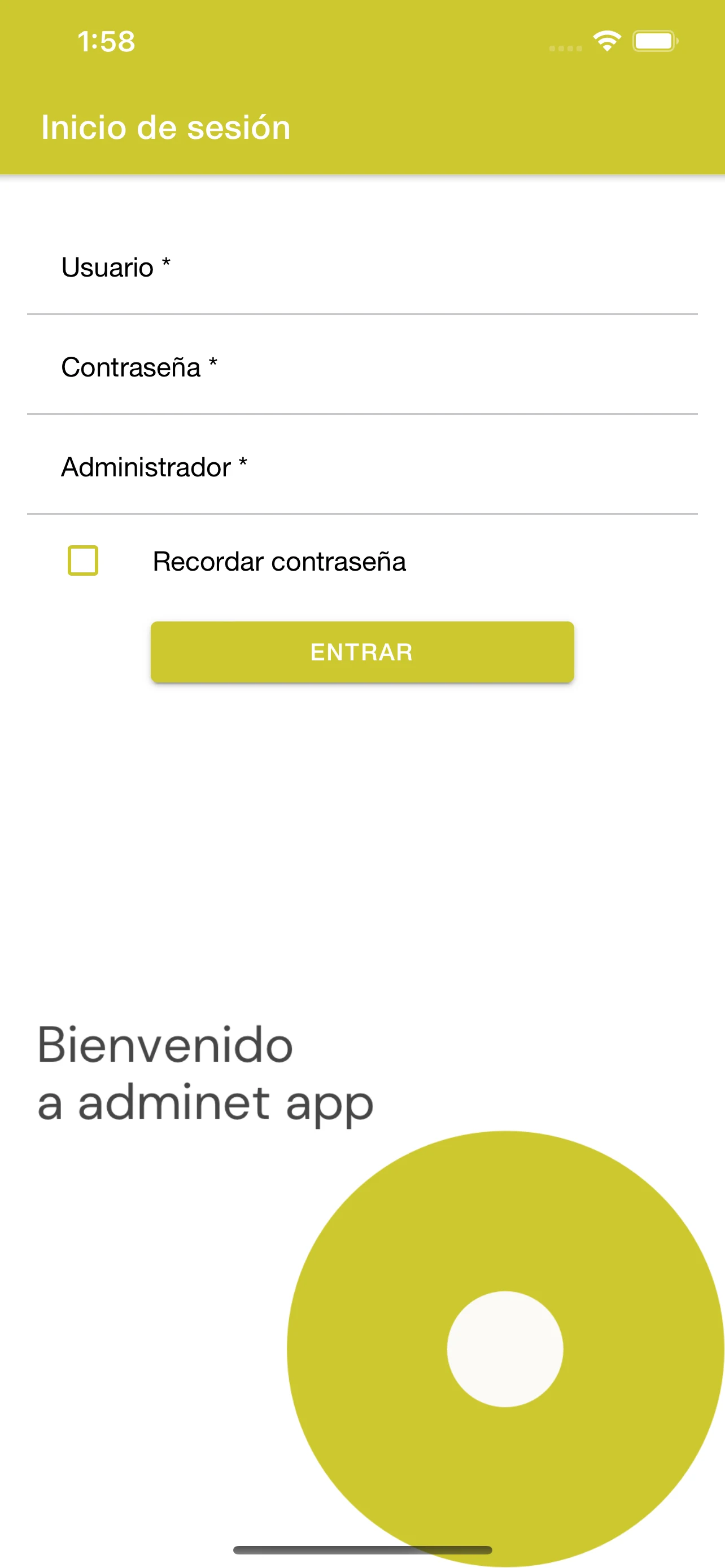 Adminet screenshot